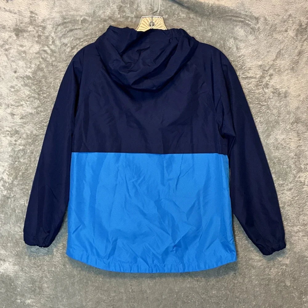 Eddie Bauer Boys Lightweight 3 in 1 Jacket M 10/12 Windbreaker Waterproof Blue